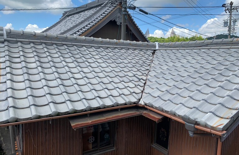 N様邸（津市）屋根漆喰・瓦ラバーロック施工【屋根修繕工事なら株式会社NEXTクリエイト】