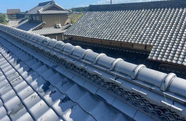 N様邸（津市）瓦ラバーロック施工【屋根修繕工事なら株式会社NEXTクリエイト】